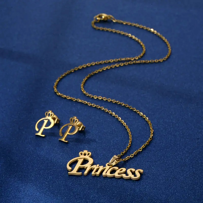 Bijoux transfrontaliers européens et américains Collier princesse Acier inoxydable