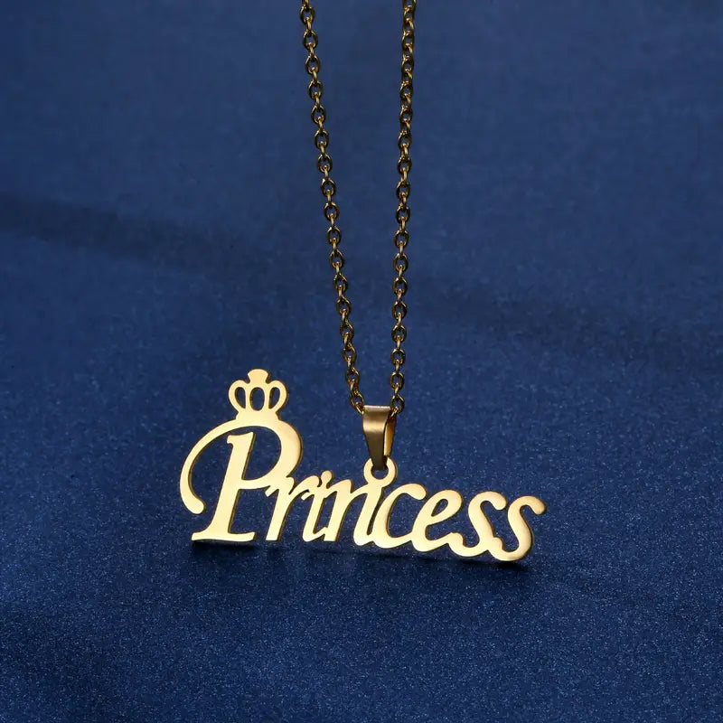 Bijoux transfrontaliers européens et américains Collier princesse Acier inoxydable